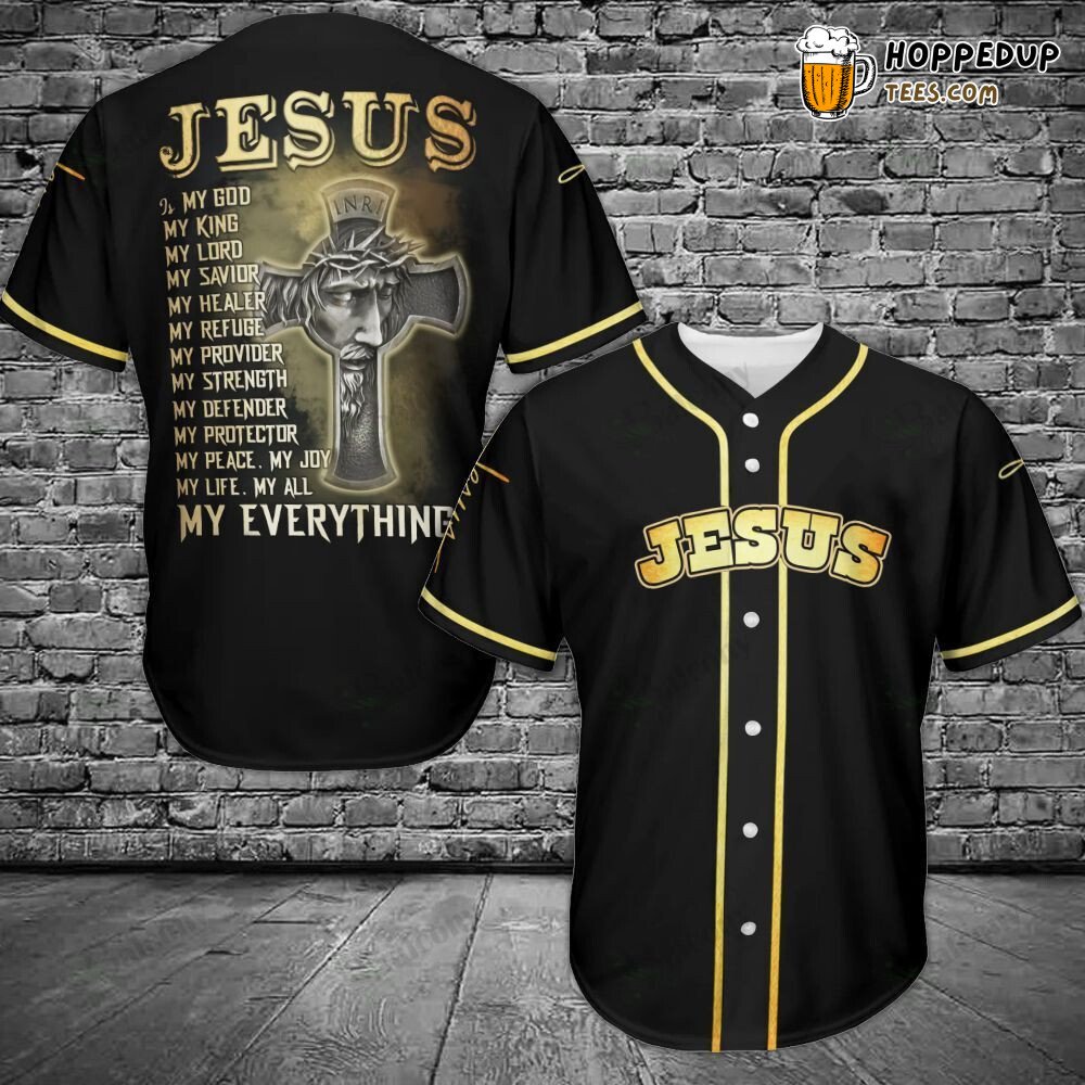 Baseball Tee Jesus My Everything Baseball Jersey 426