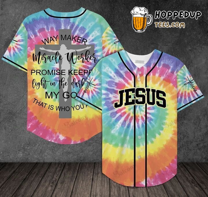 Baseball Tee Jesus My God is light in the darkness Rainbow Edition Baseball Jersey