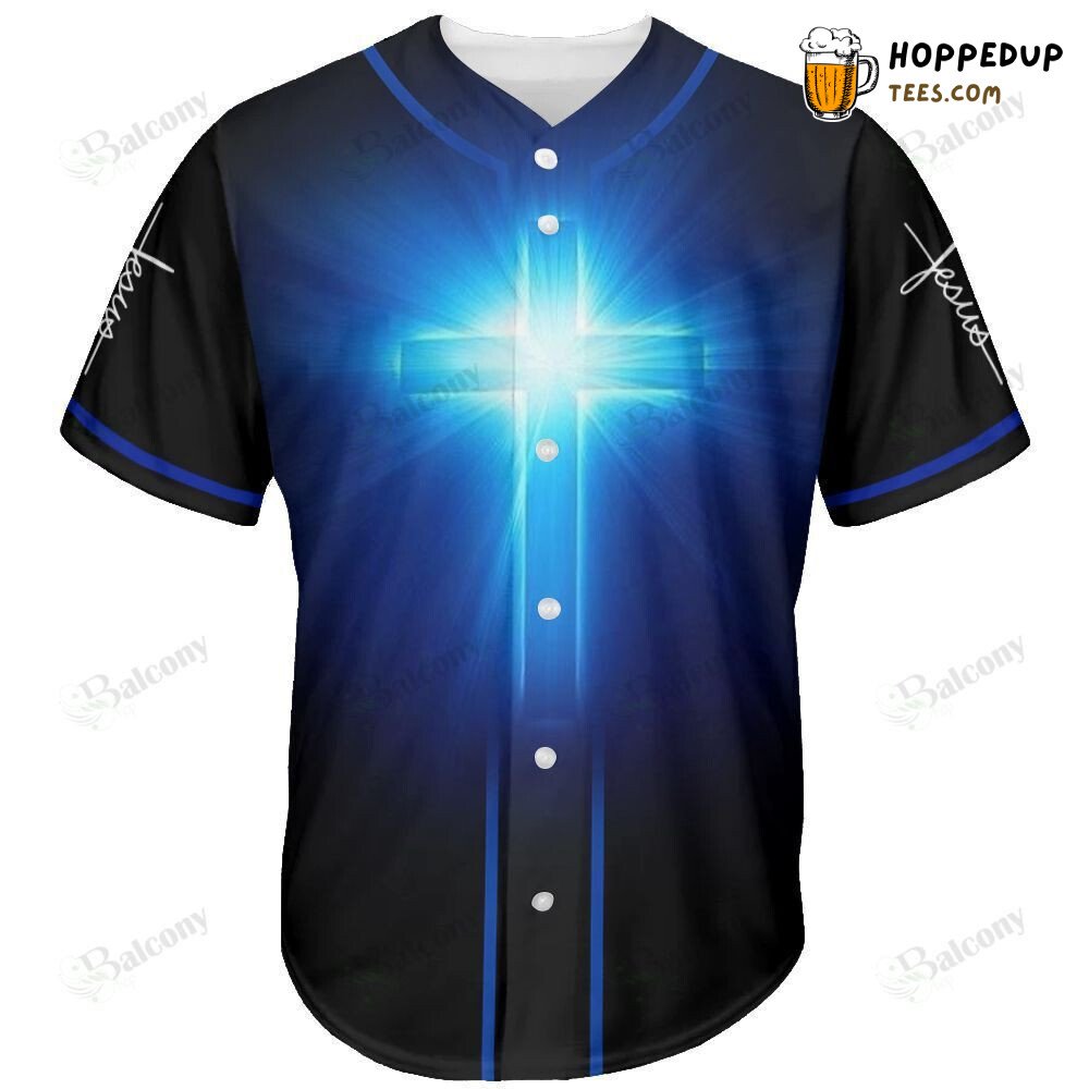 Baseball Tee Jesus saved my life Baseball Jersey 254