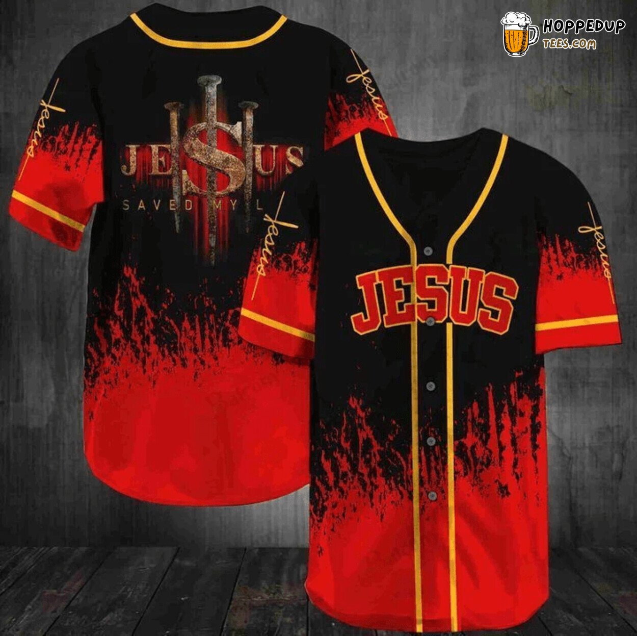 Baseball Tee Jesus saves my life Baseball Jersey