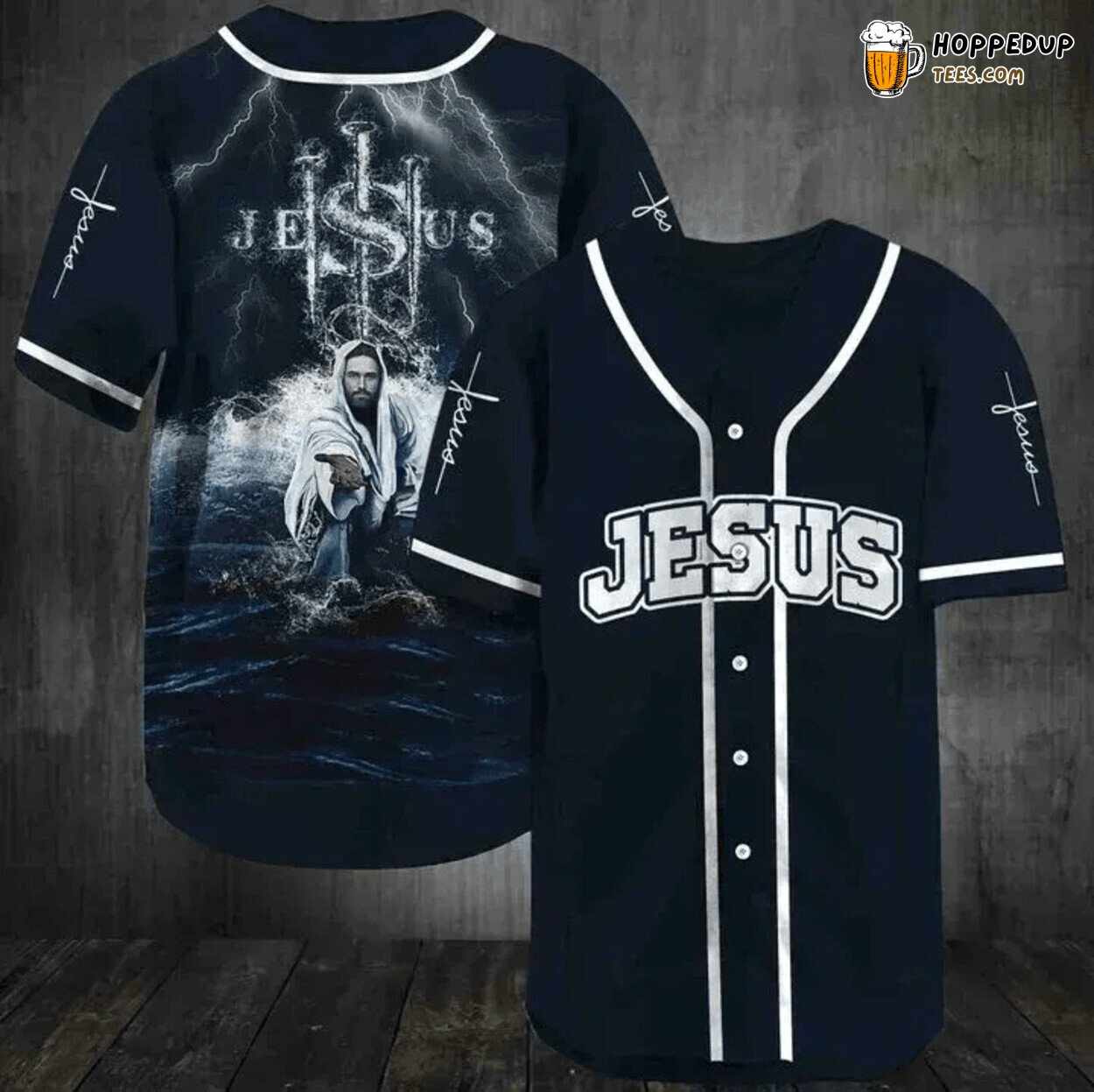 Baseball Tee Jesus Take his hand Baseball Jersey