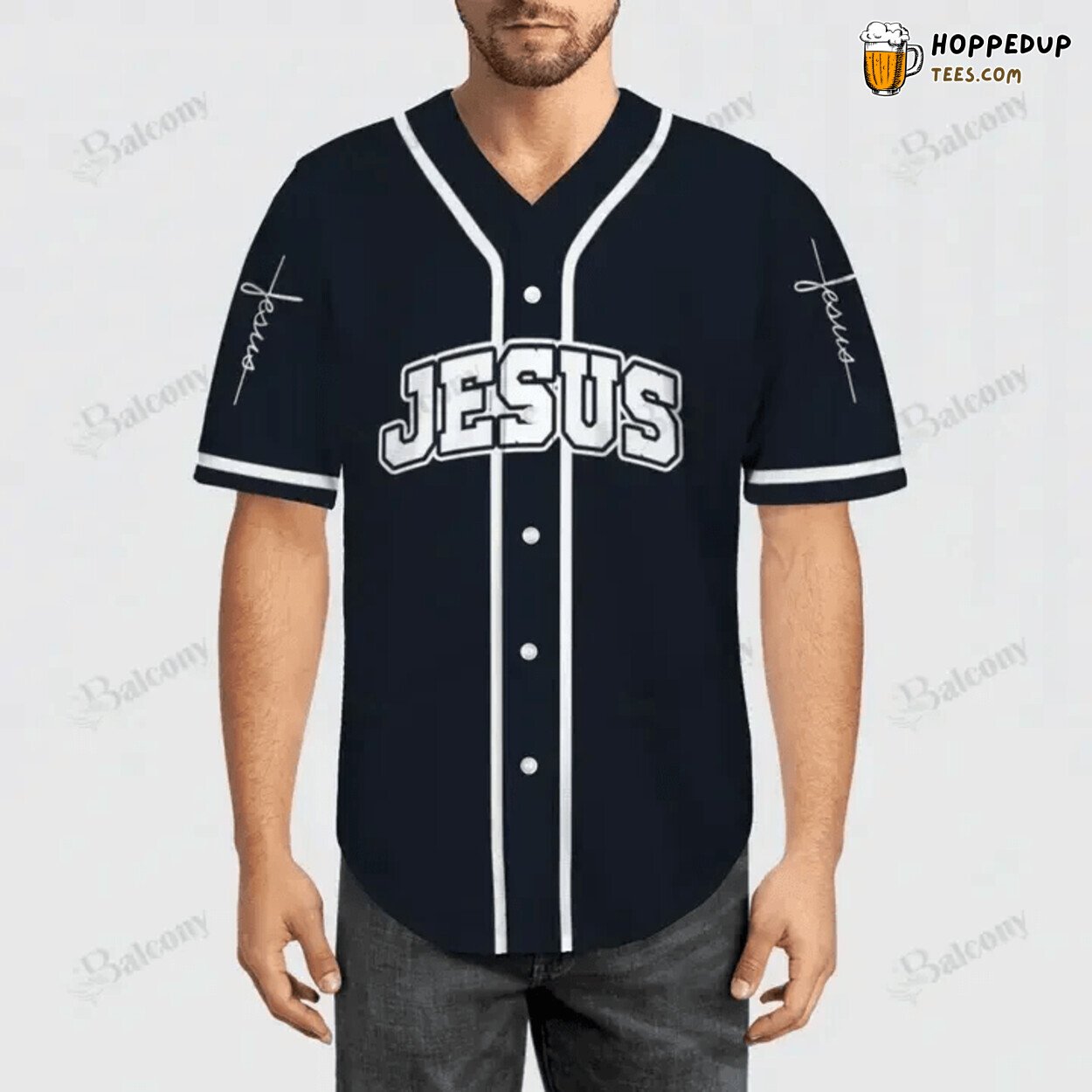 Baseball Tee Jesus Take his hand Baseball Jersey