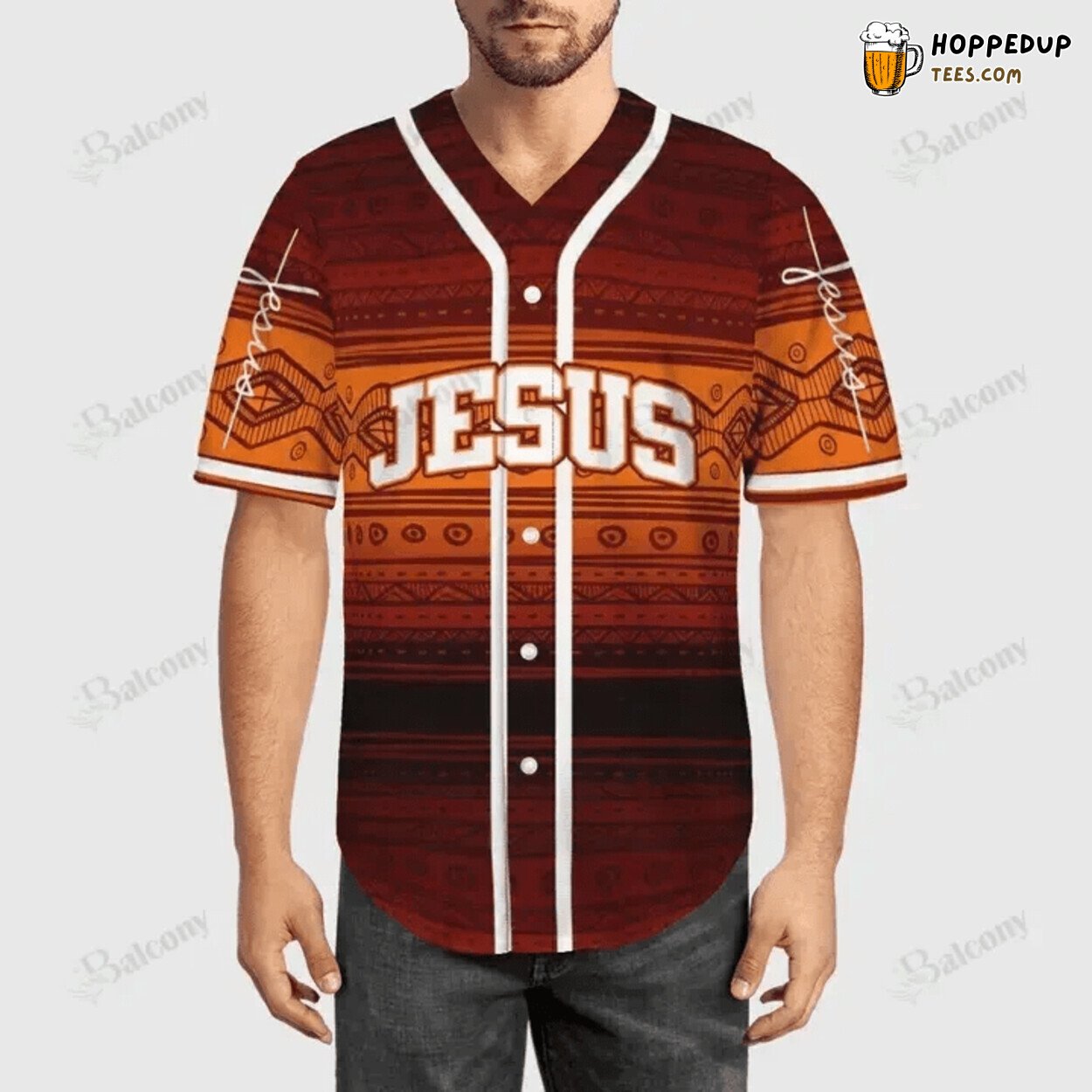 Baseball Tee Jesus The cross and the crown of thorns Baseball Jersey