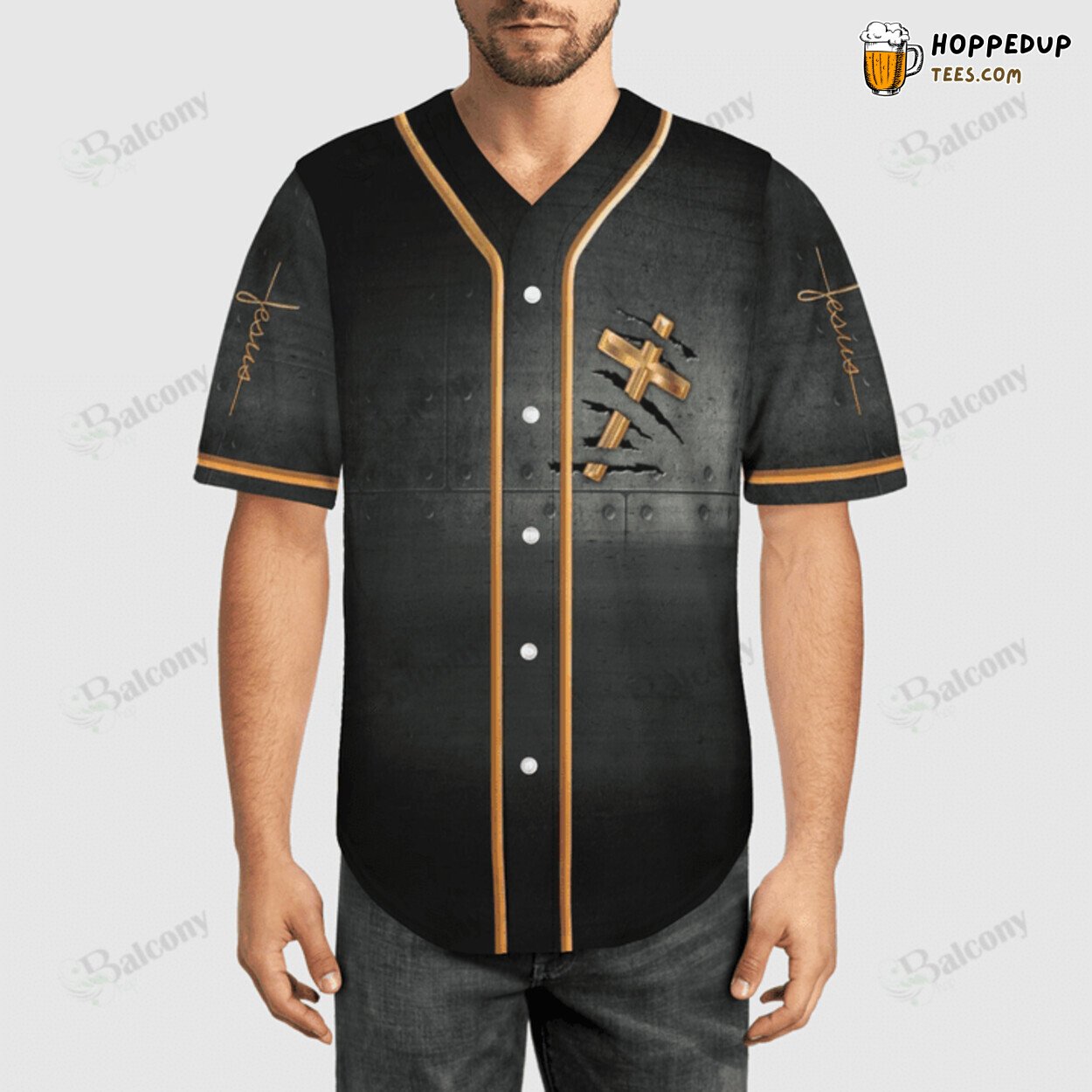 Baseball Tee Jesus The cross in my heart Baseball Jersey