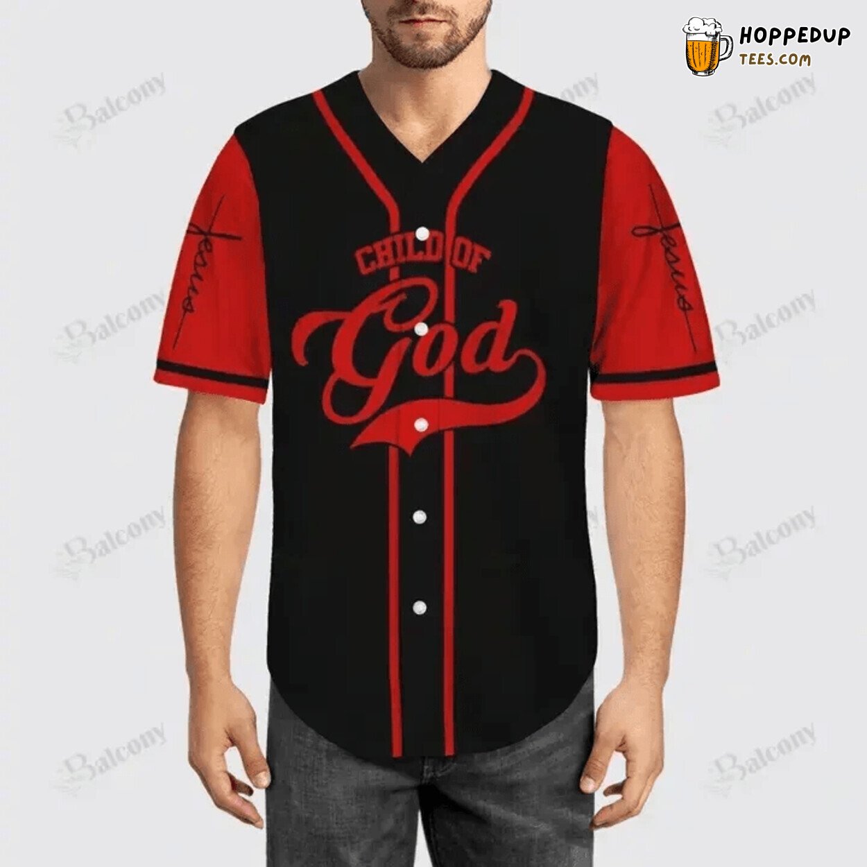 Baseball Tee Jesus The warrior The child of God Baseball Jersey
