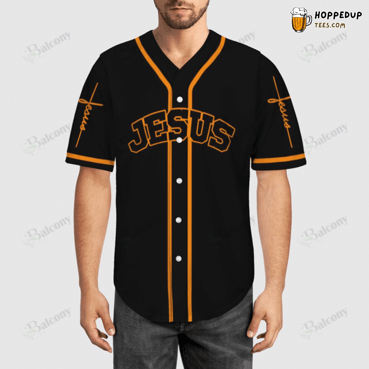 Baseball Tee Jesus Walk by faith Not by sight Baseball Jersey