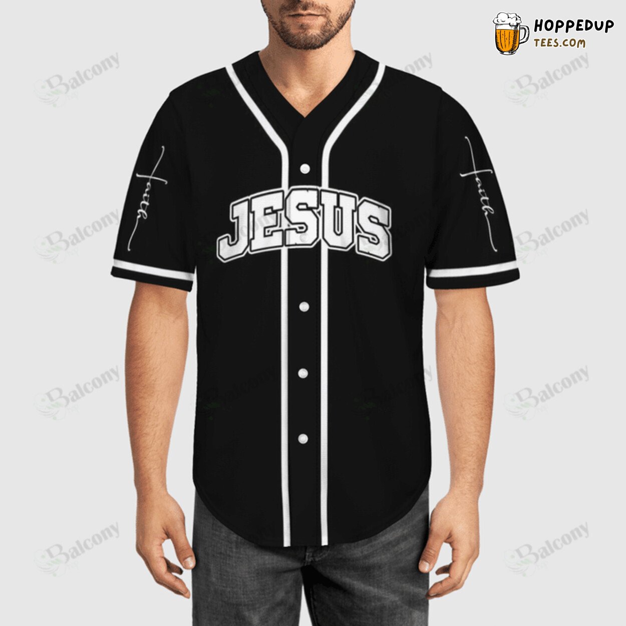 Baseball Tee Jesus will protect us all Baseball Jersey