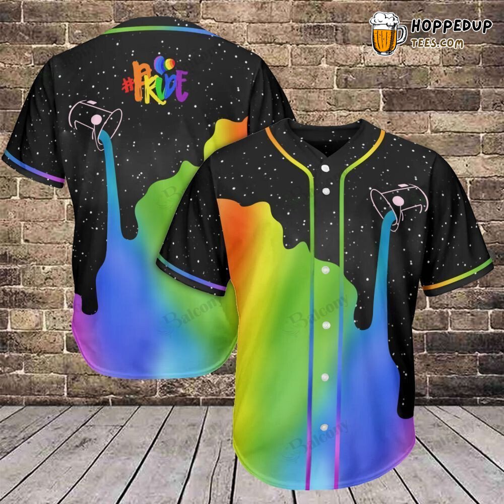Baseball Tee LGBT Pride Baseball Jersey 3D Printed