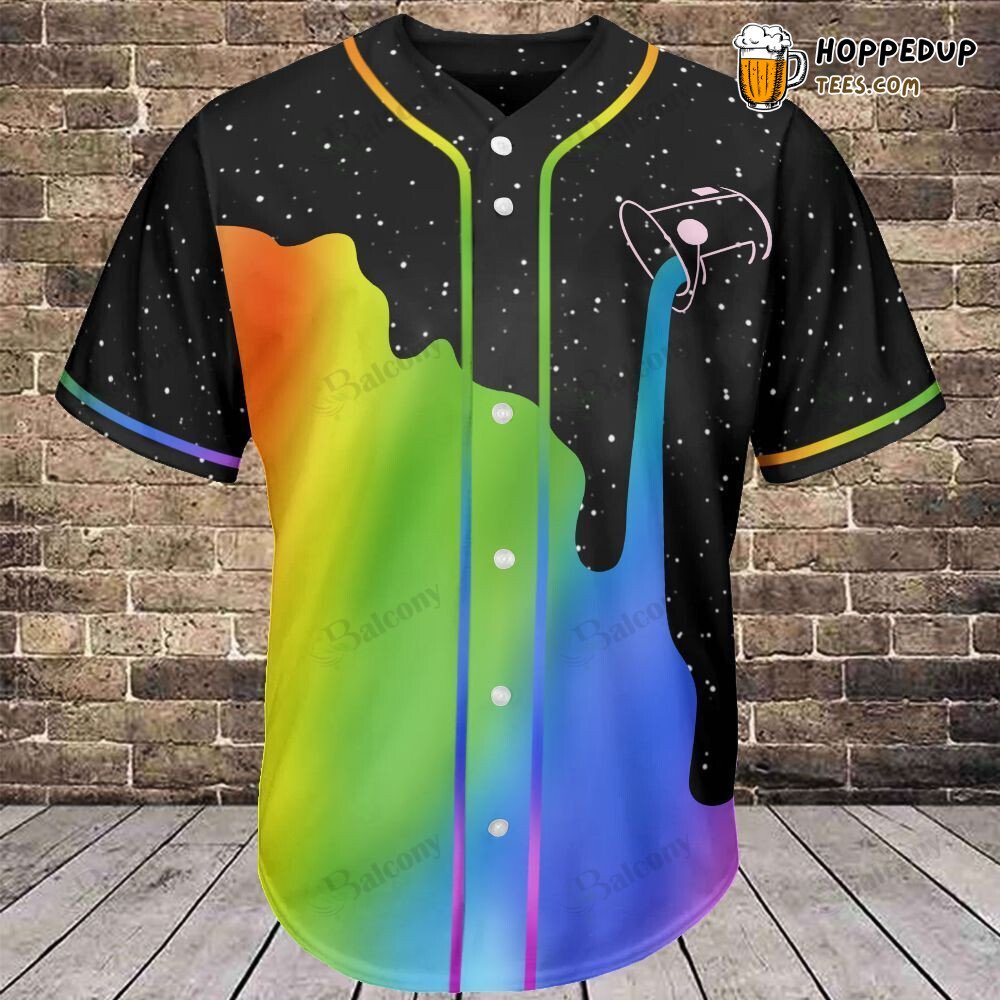 Baseball Tee LGBT Pride Baseball Jersey 3D Printed