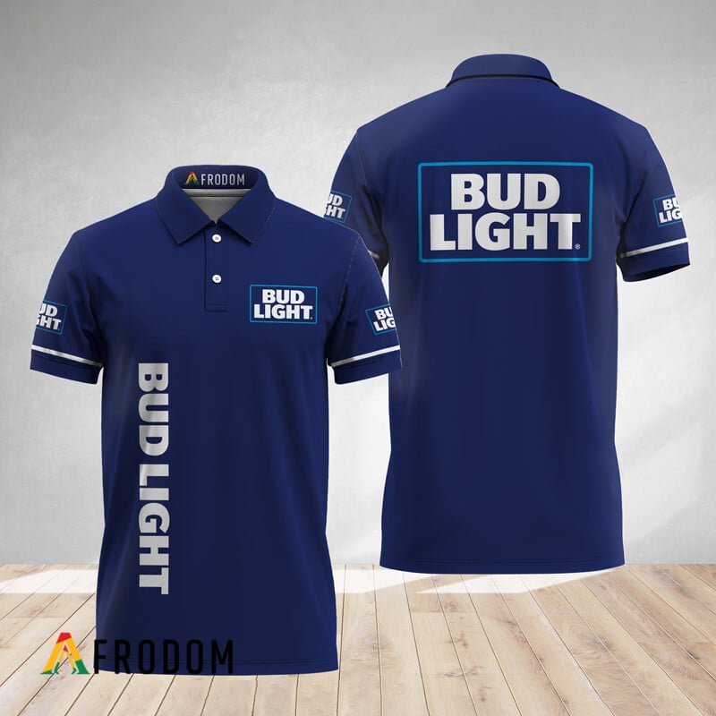 Basic Bud Light Beer Polo Shirt HU