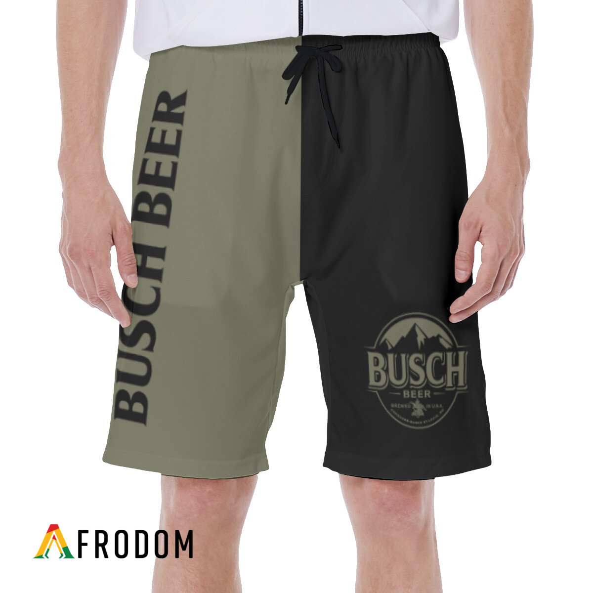 Basic Busch Beer Hawaiian Shorts HU