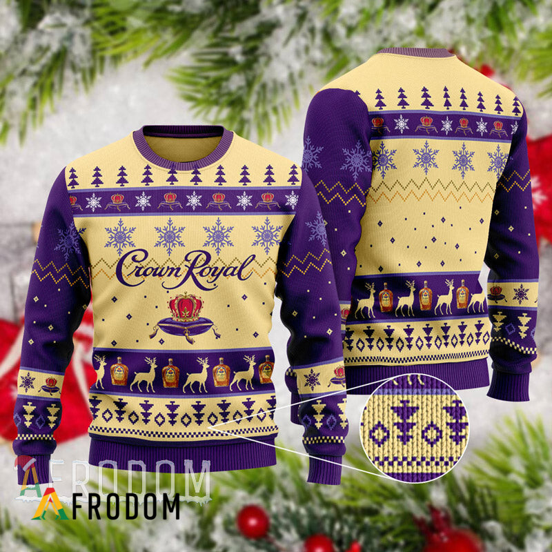 Basic Crown Royal Ugly Christmas Sweater HU