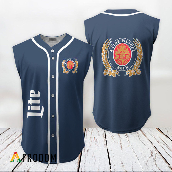 Basic Miller Lite Beer Sleeveless Jersey HU Basic Miller Lite Beer Sleeveless Jersey HU