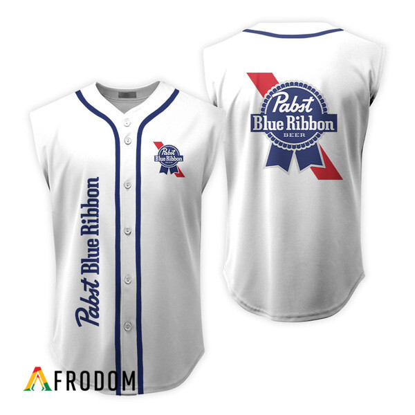 Basic Pabst Blue Ribbon Beer Sleeveless Jersey HU