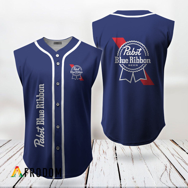 Basic Pabst Blue Ribbon Beer Sleeveless Jersey HU