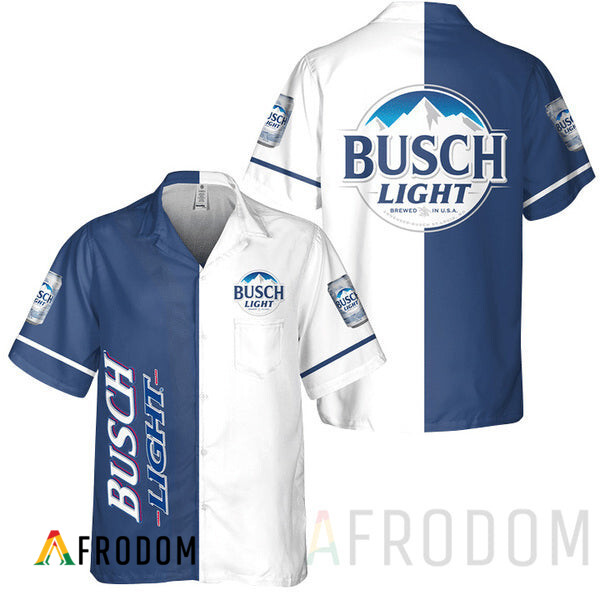 Basic Printed Busch Light Hawaii Shirt HU