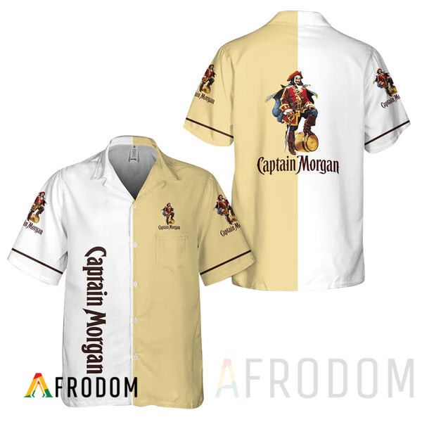 Basic Printed Captain Morgan Hawaii Shirt HU