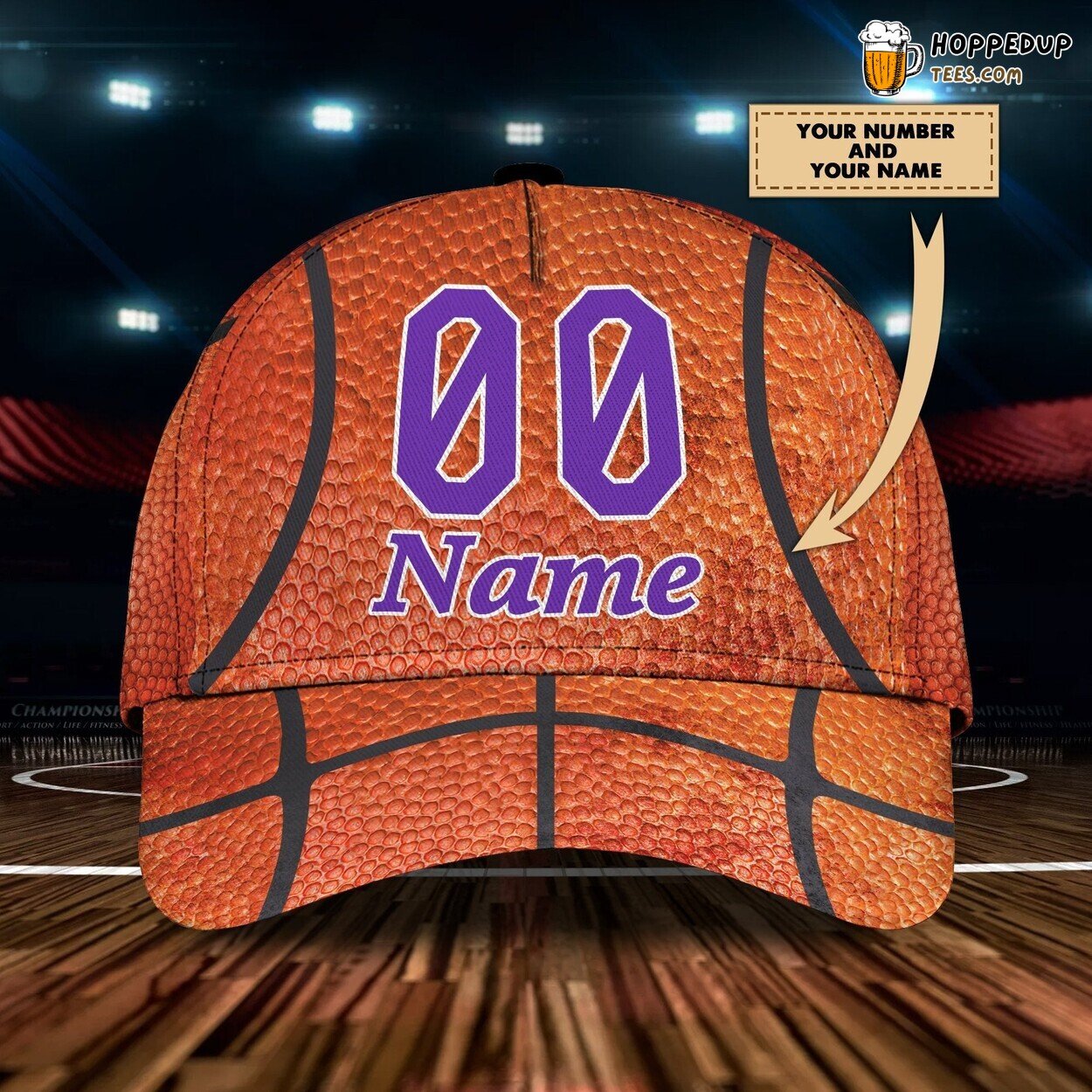 Basketball Classic 3D Cap Personalized Name Unique Authentic Premium Edition