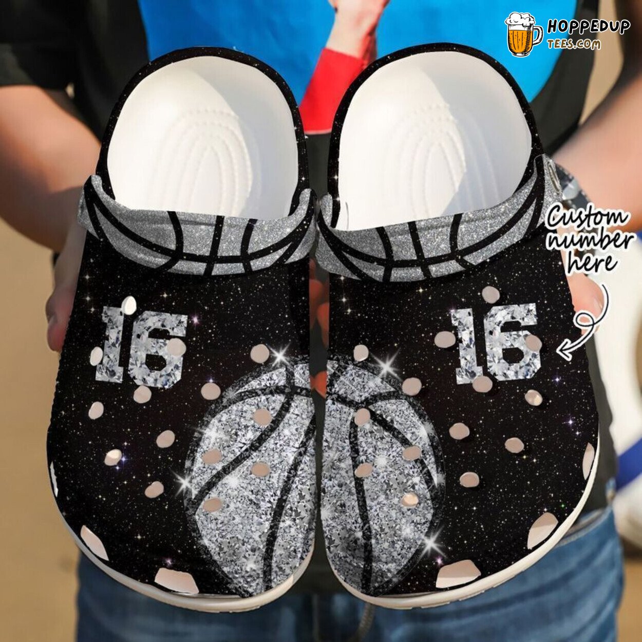 Basketball Diamond Classic Personalized Comfortable Clogs Shoes Unique