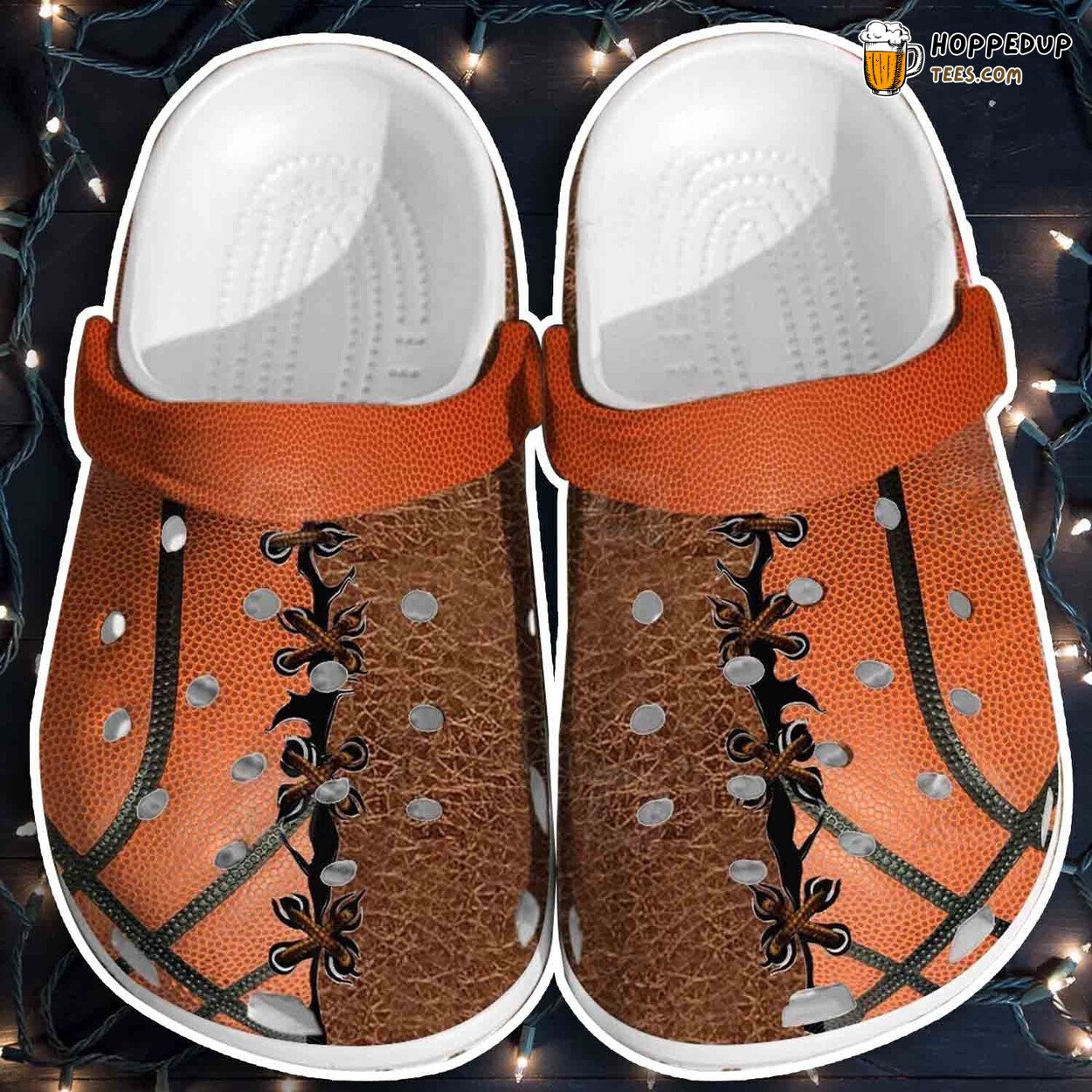 Basketball Leather Skin Croc Shoes Clog Son Daughter Birthday Gift