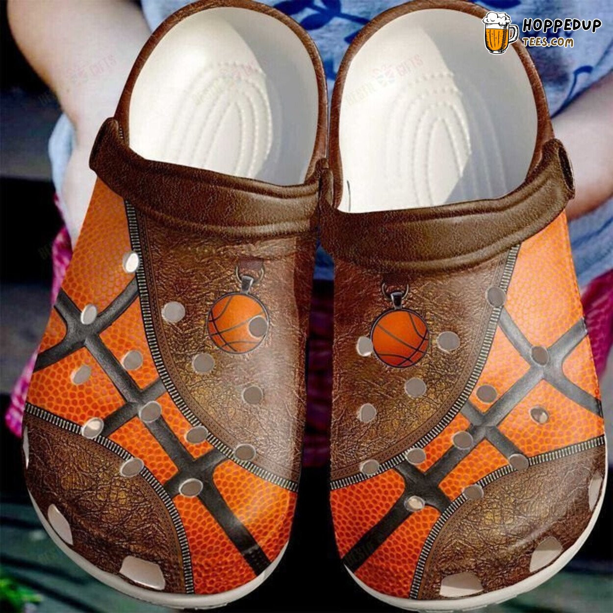 Basketball Leather Theme Comfortable Clogs Shoes Ideal Birthday Gift Footwear