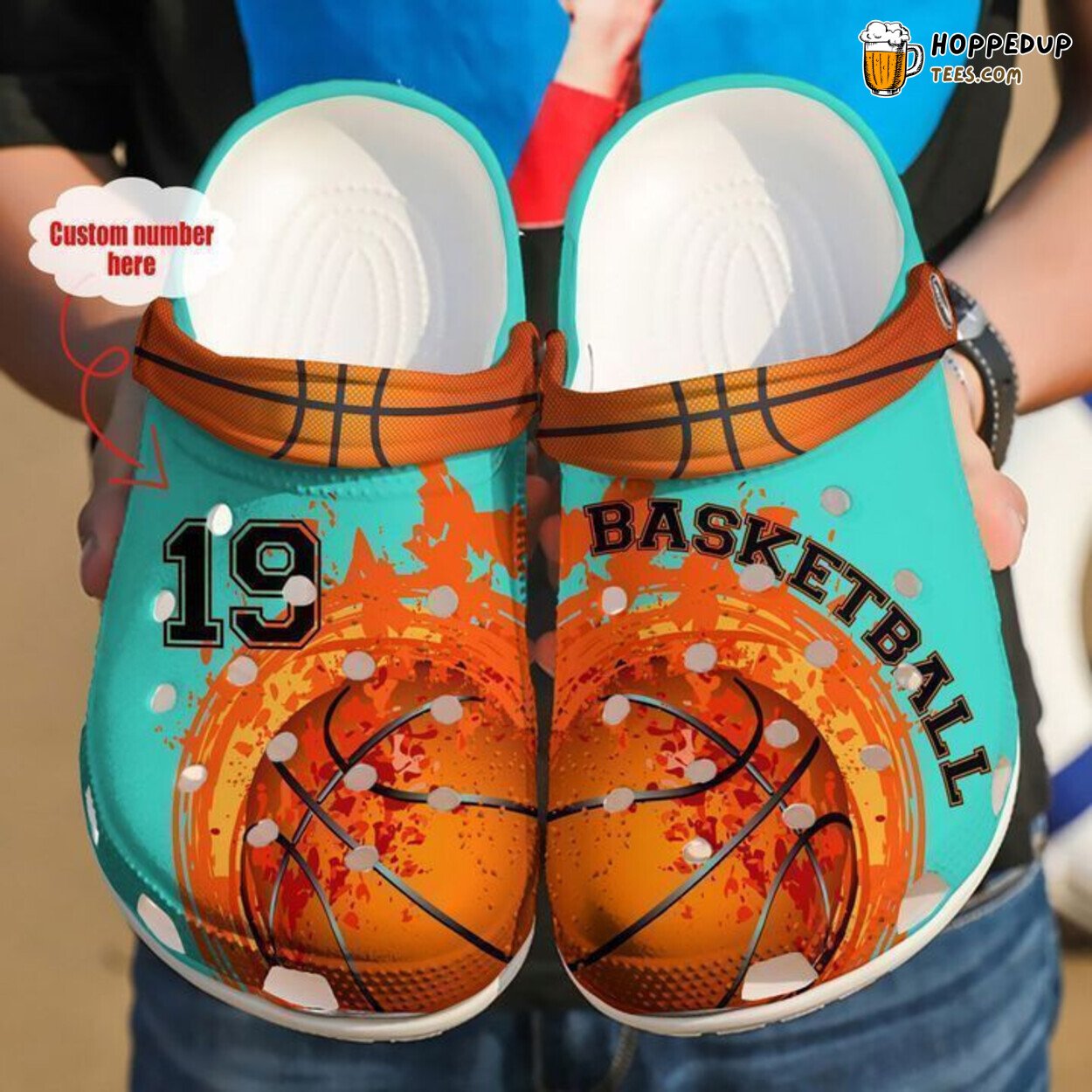 Basketball Life Inspired Personalized Classic Comfortable Clogs Shoes