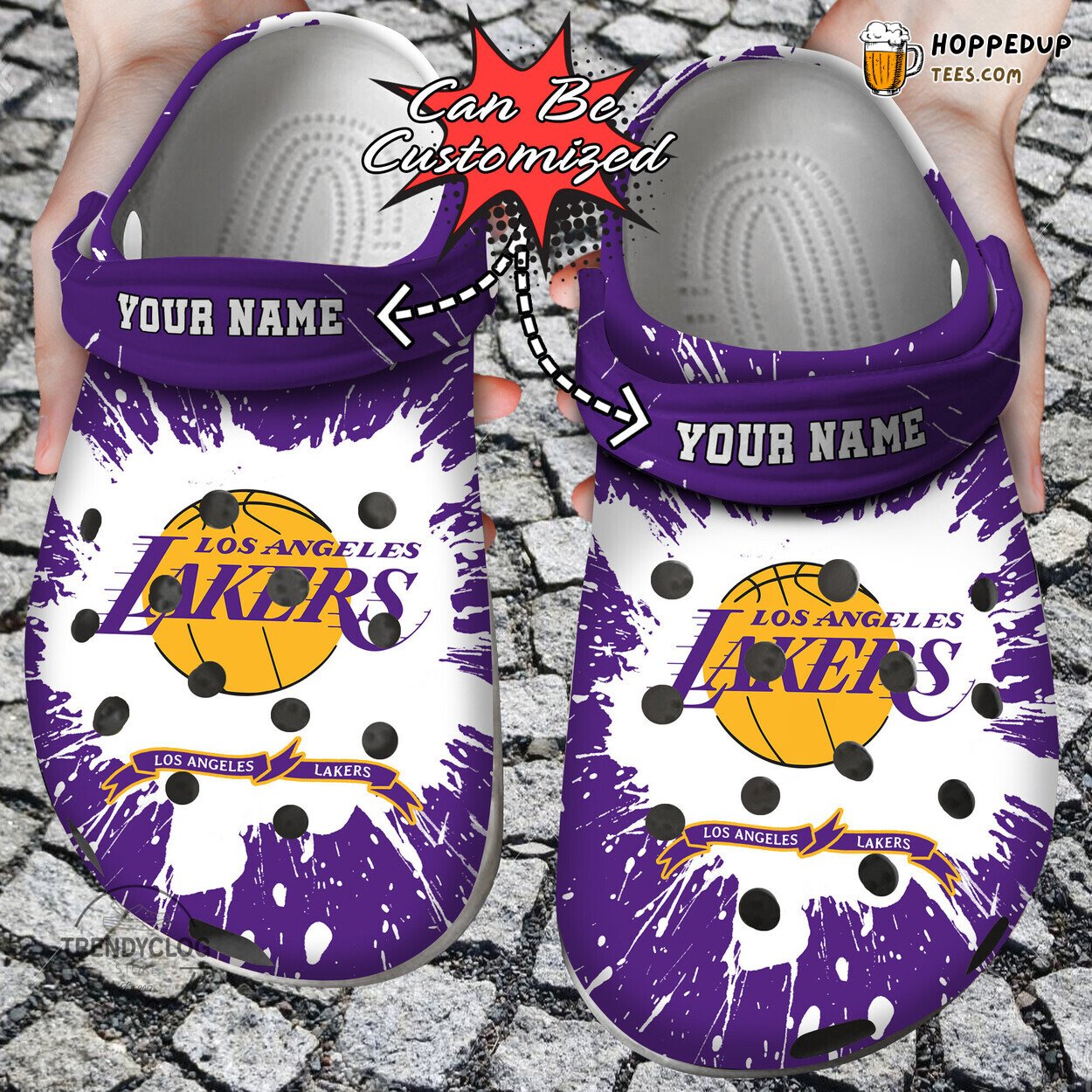 Basketball Los Angeles Team Personalized Comfortable Unique Clogs