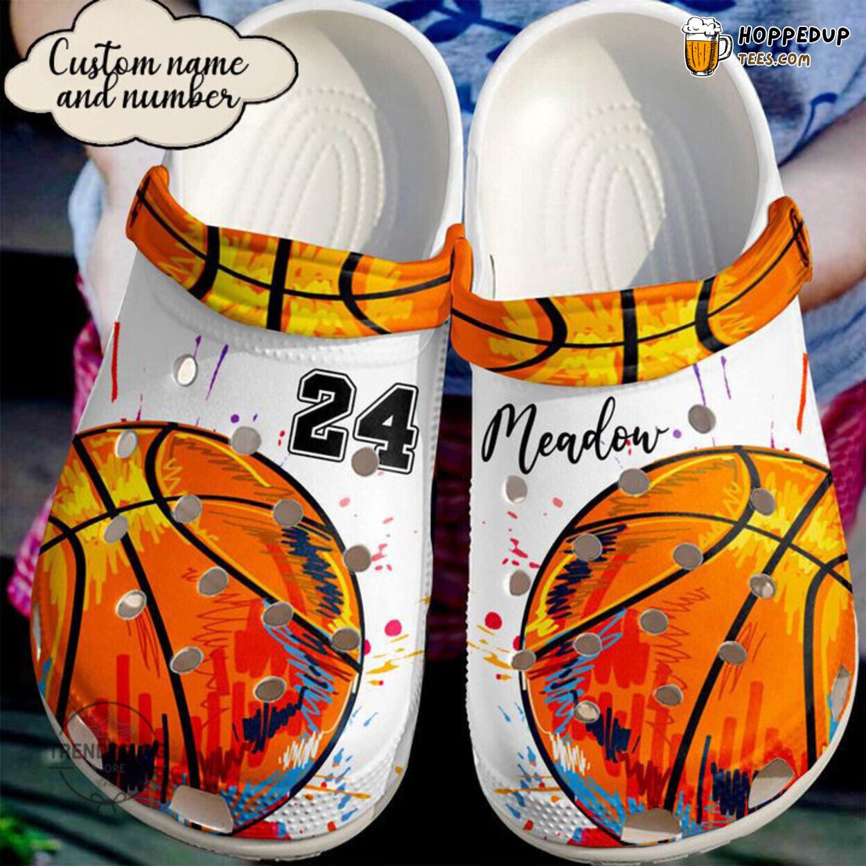 Basketball Love Personalized Comfortable Stylish Clog Shoes