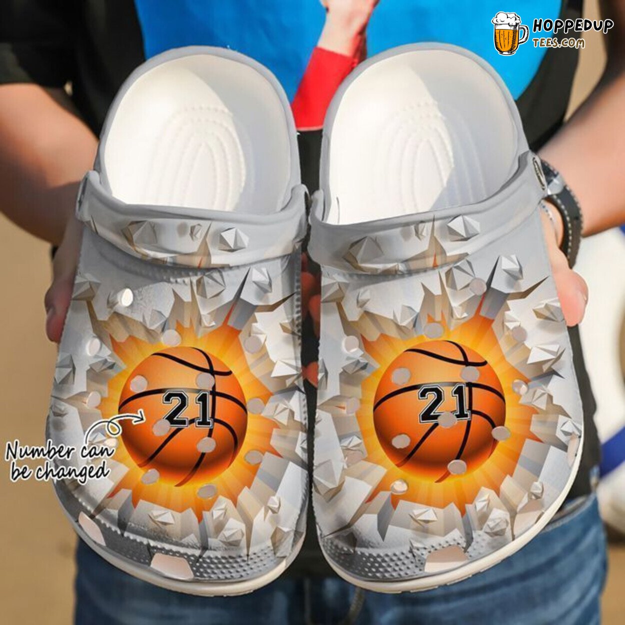 Basketball Lover Personalized Classic Comfortable Clogs Shoes