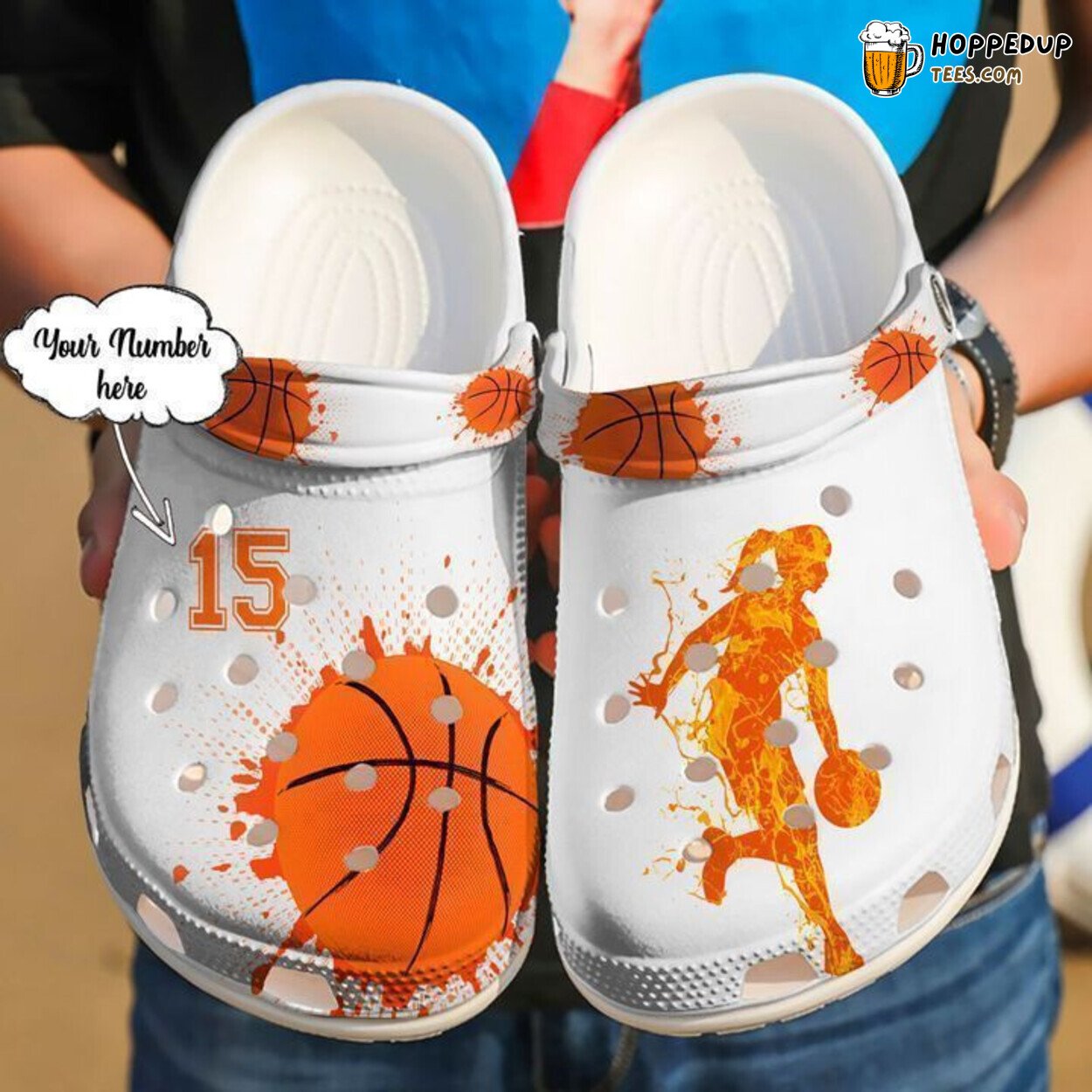 Basketball Passion V2 Personalized Classic Comfortable Unique Clogs