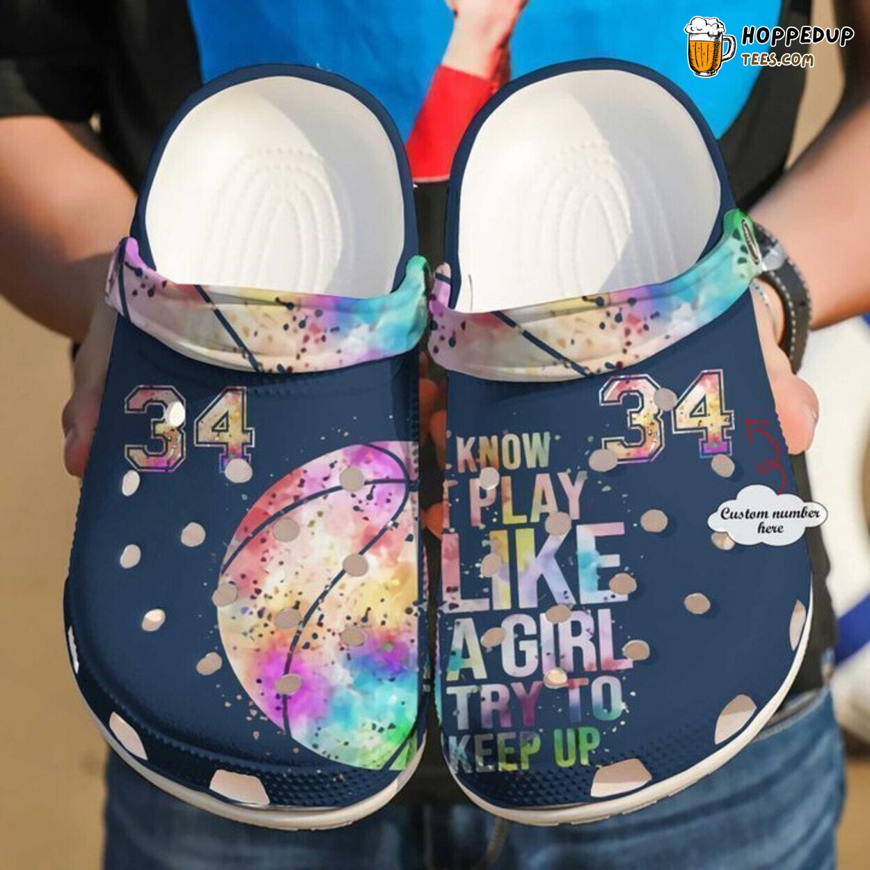 Basketball Personalized Classic Clogs Shoes I Know Play Like Pro Theme Gift