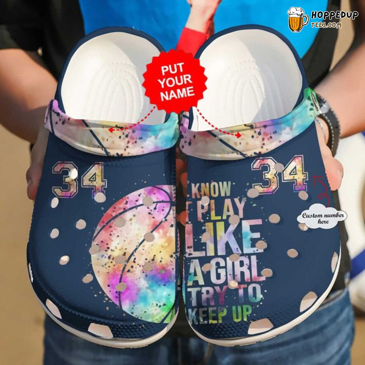 Basketball Personalized I Know Play Like Comfortable Clogs Shoes