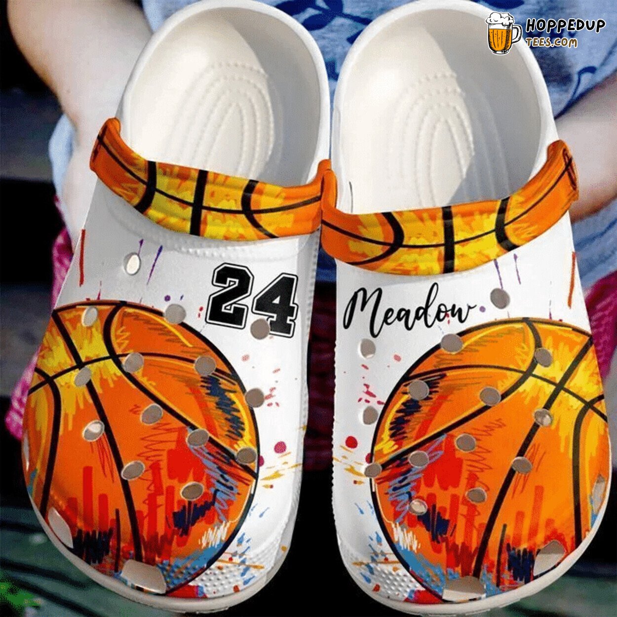 Basketball Personalized I Love Classic Themed Clogs Shoes Sports Fans