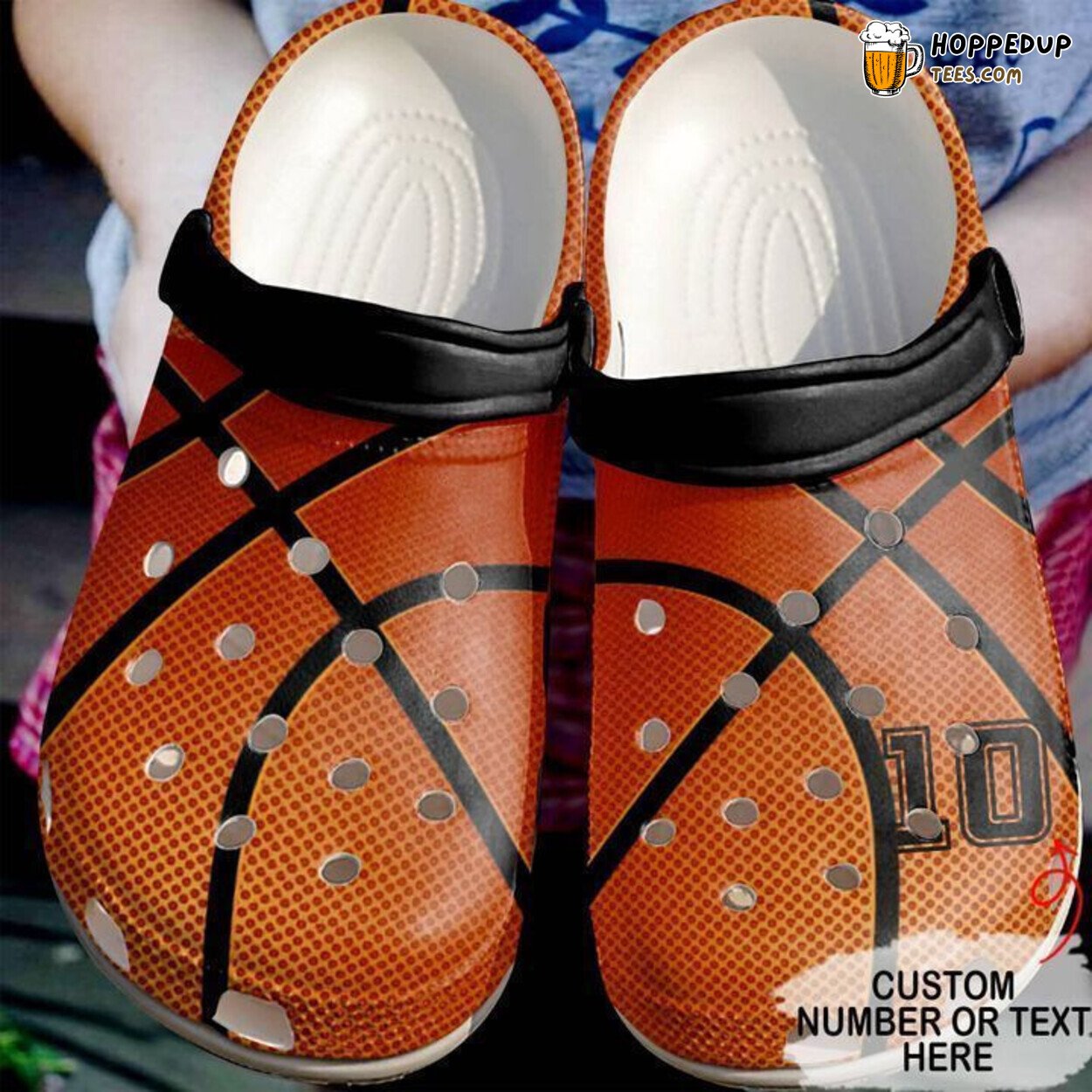 Basketball Personalized Lover Themed Classic Comfortable Clogs Shoes