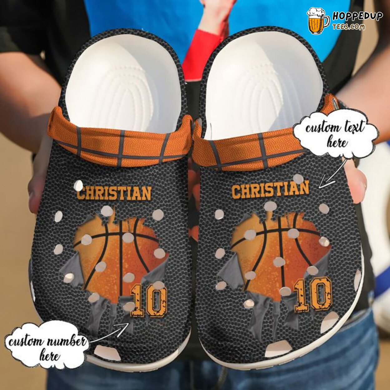 Basketball Personalized Soul Themed Comfortable Clog Shoes Unique