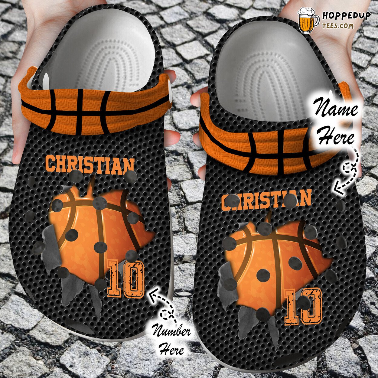 Basketball Soul Personalized Comfortable Unique Design Clog Shoes