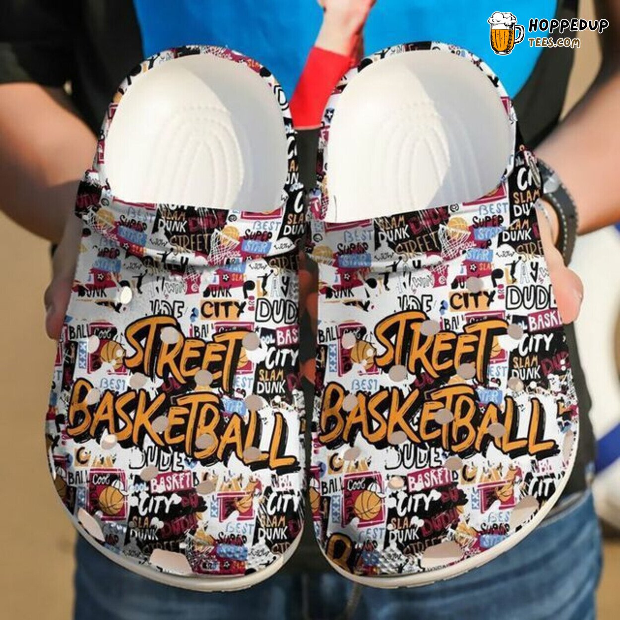 Basketball Street Icon 102 Lover Gift Rubber Comfortable Unique Clogs