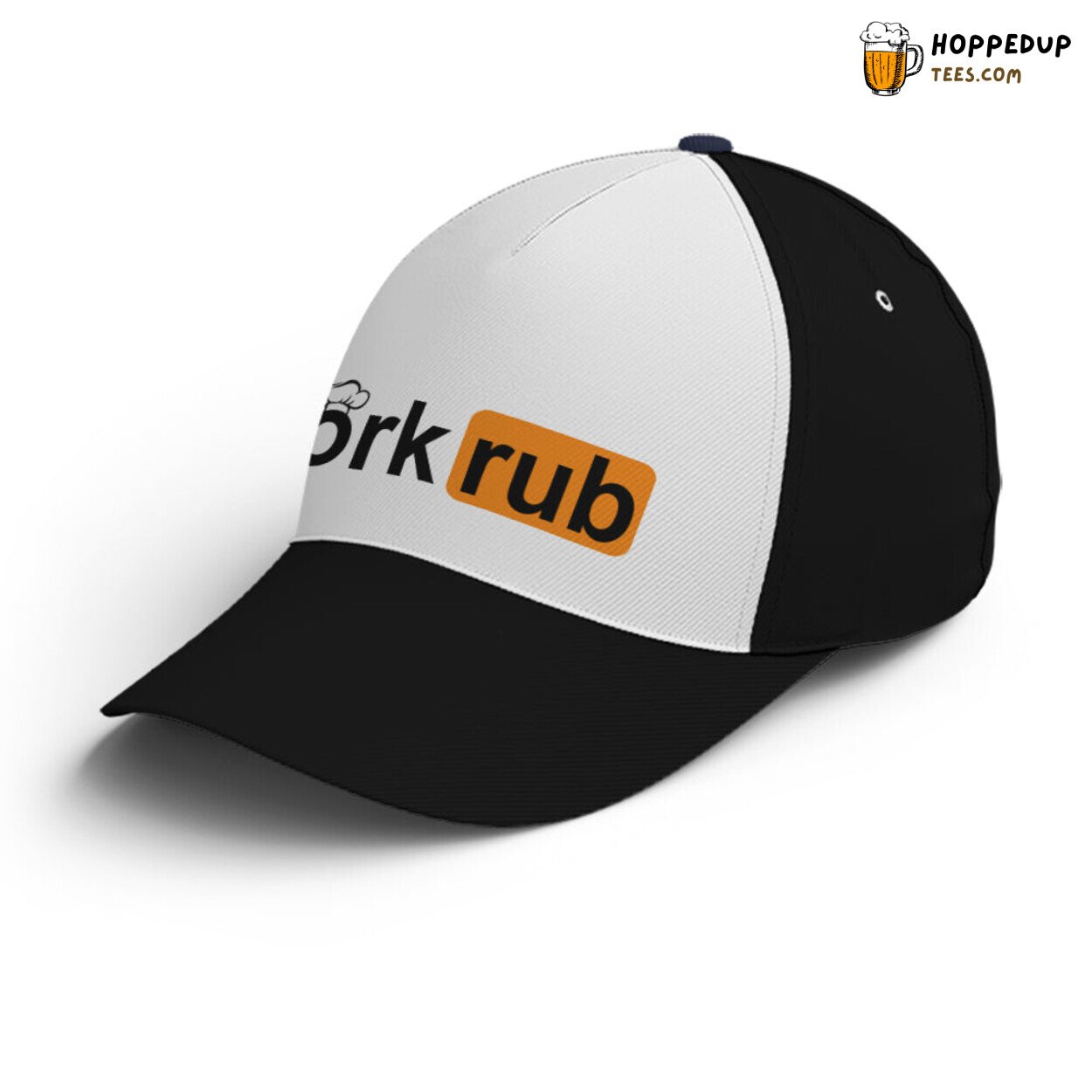 BBQ Lovers Pork Rub Humor Statement Unique Design Baseball Cap