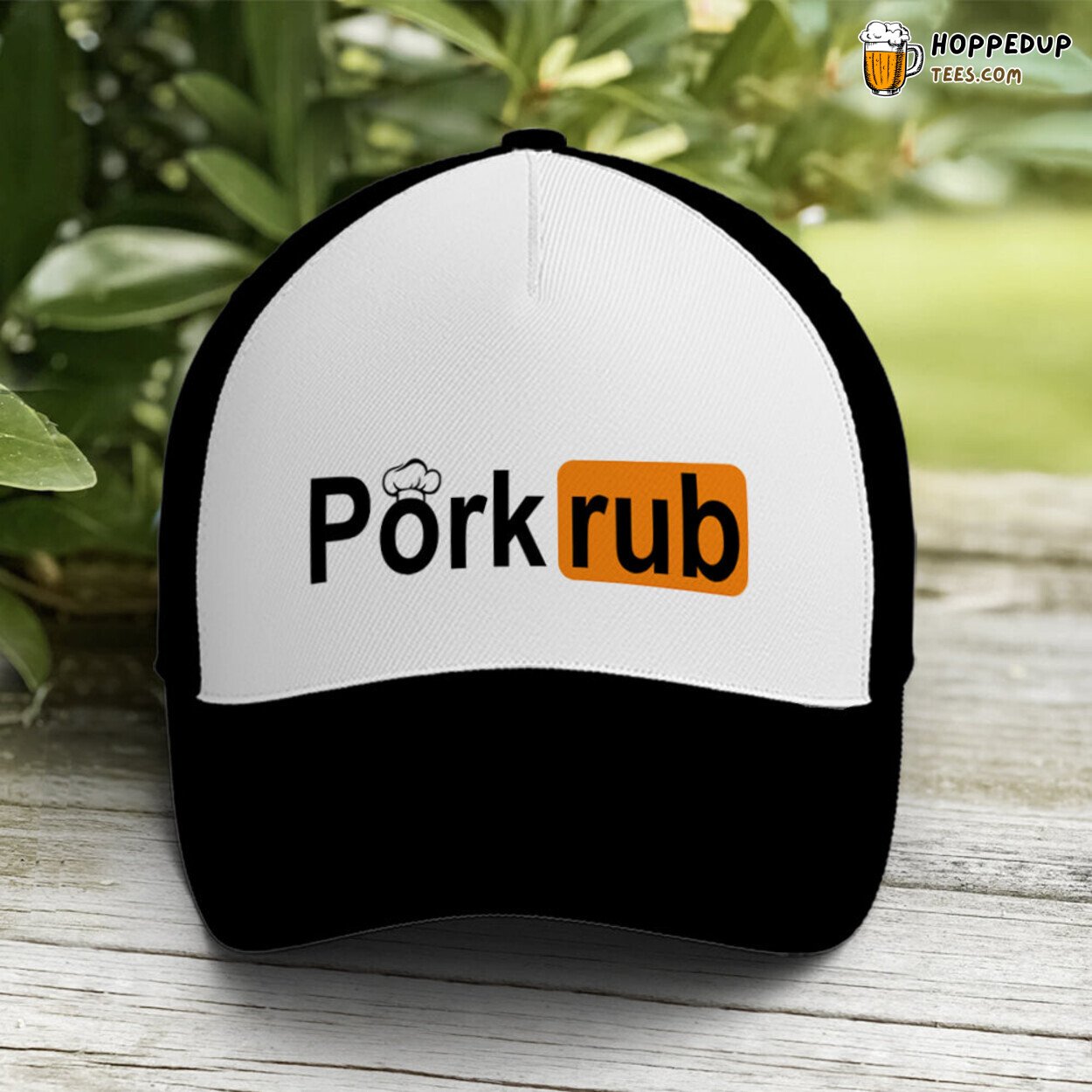 BBQ Lovers Pork Rub Humor Statement Unique Design Baseball Cap