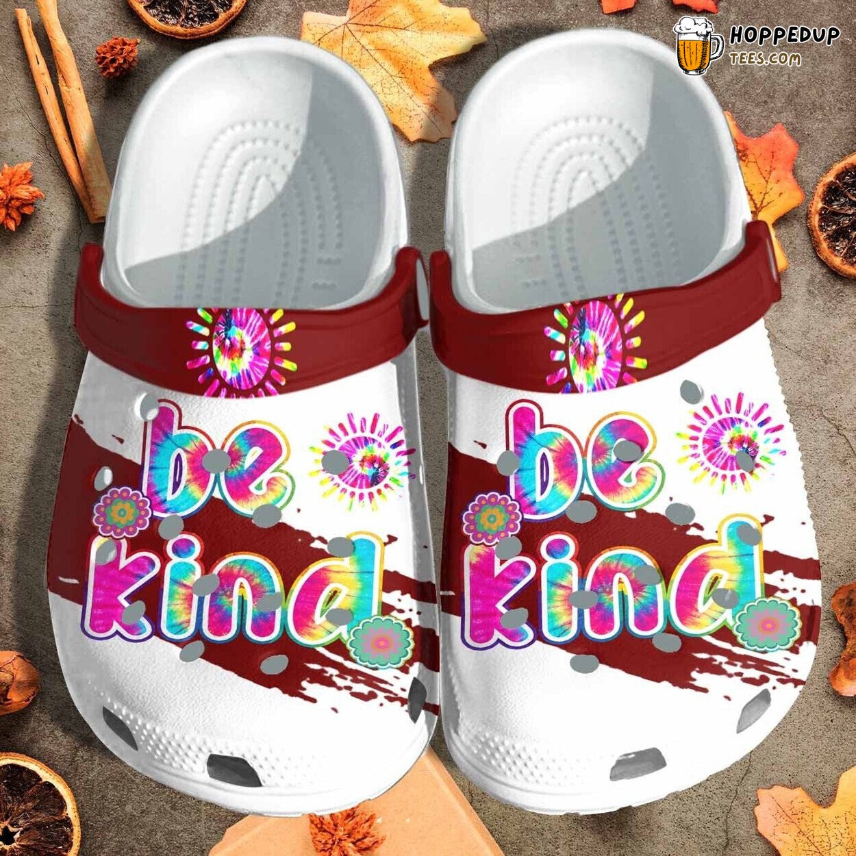 Be Kind Rainbow Autism Awareness Custom Comfortable Unique Clogs