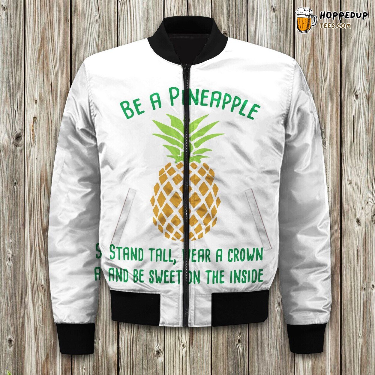 Be Pineapple Bedding Bomber Jacket