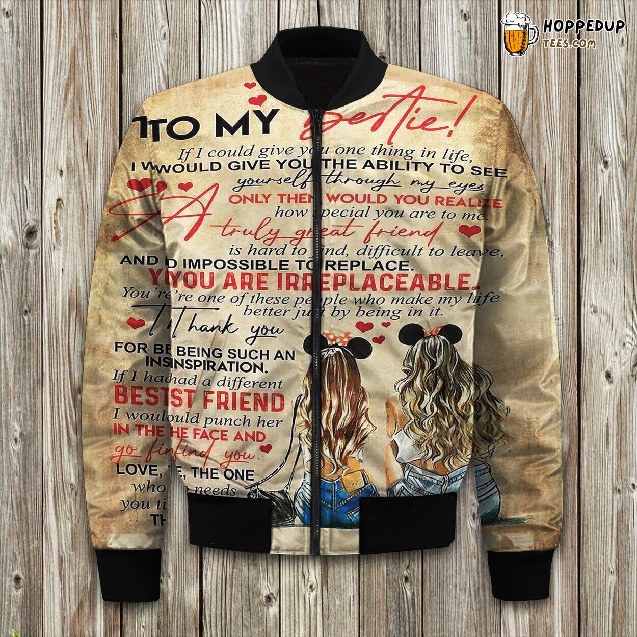 Beach Flip Flop Print Winter Bomber Jacket Tailored Unique Elegance Design