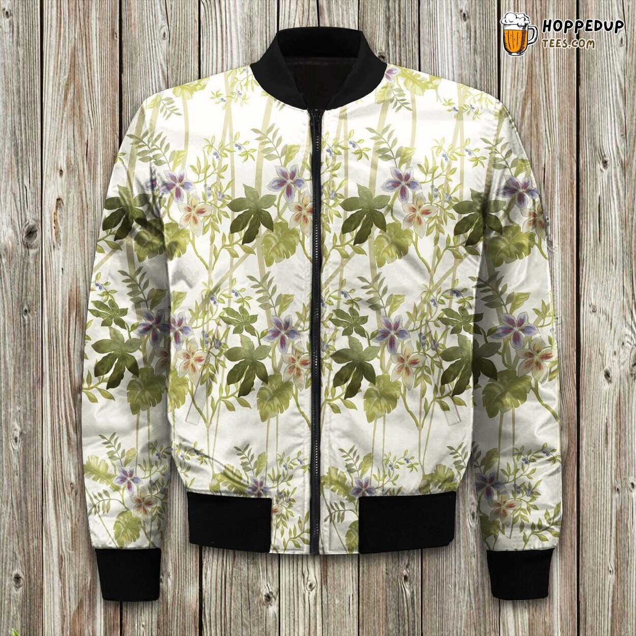 Beach Vacation Aura Winter Bomber Jacket Tropical Attraction