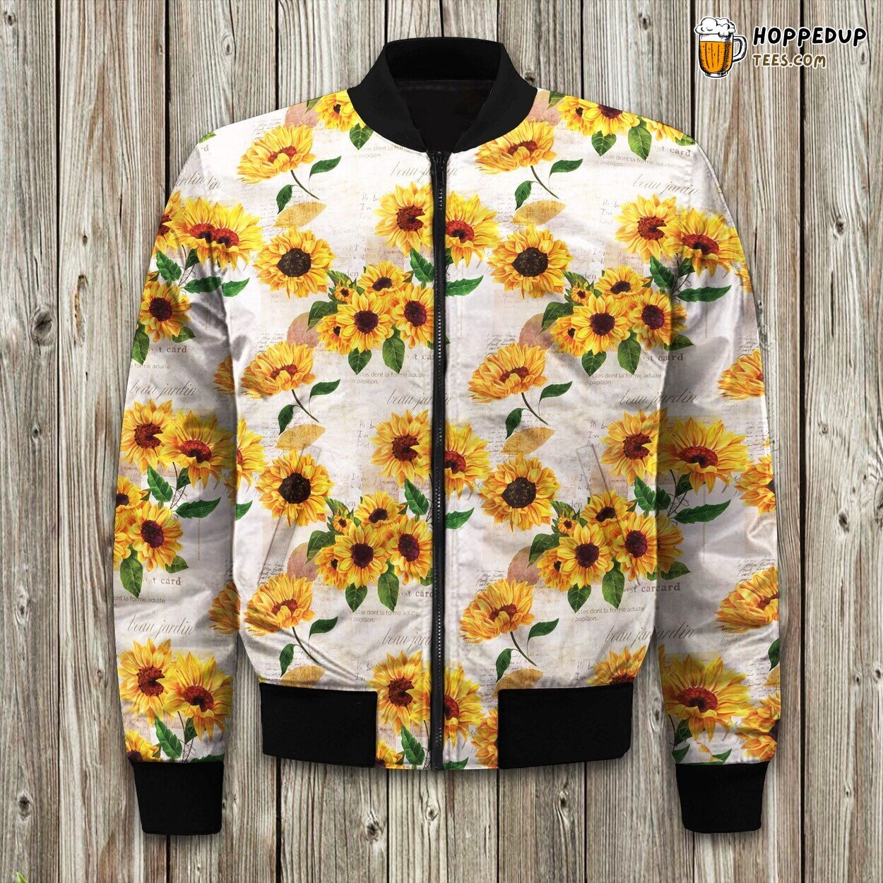 Beachside Bohemian Essence Winter Bomber Jacket Tailored Unique Elegance Design
