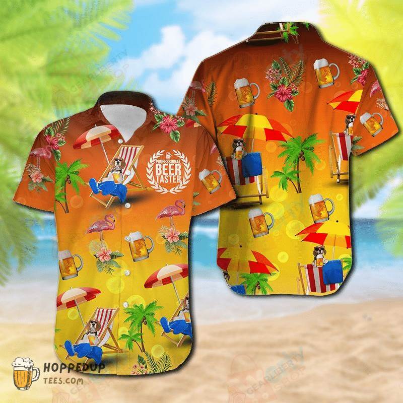 Beagle Beer Taster Cool Hawaiian Shirts