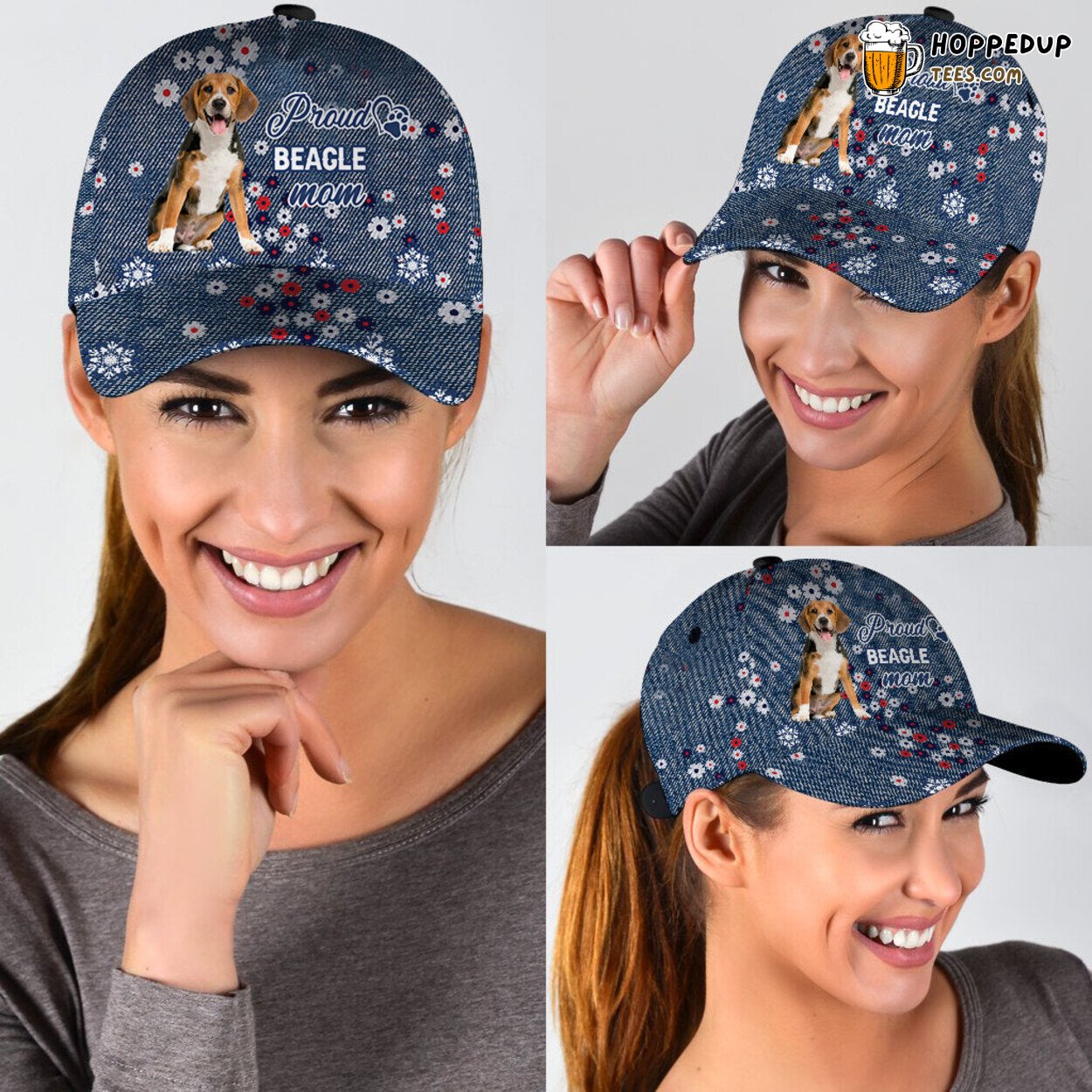 Beagle Mom Classic Cap Ideal Gift Dog Lover Unique Hat Women’s Design