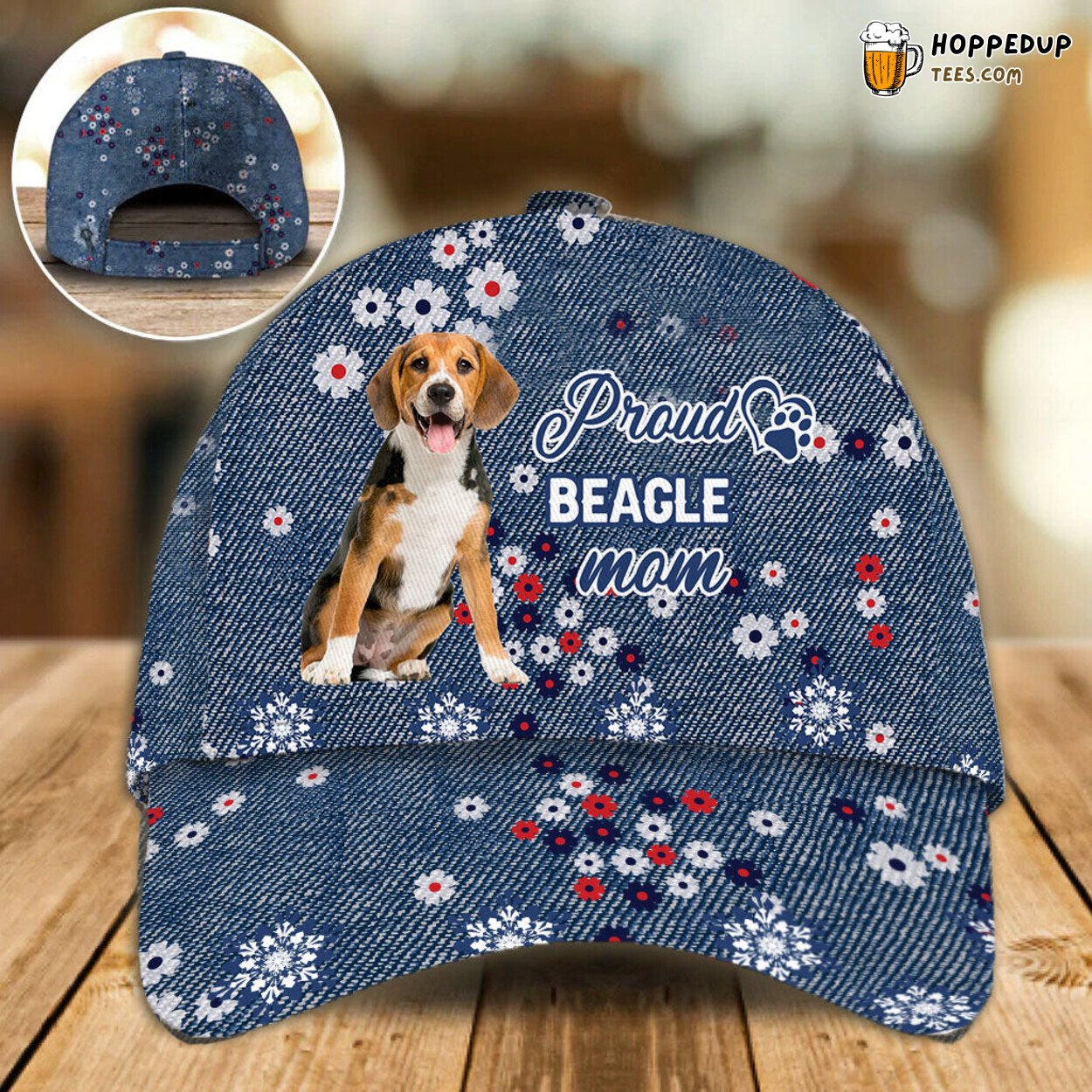Beagle Mom Classic Cap Ideal Gift Dog Lover Unique Hat Women’s Design