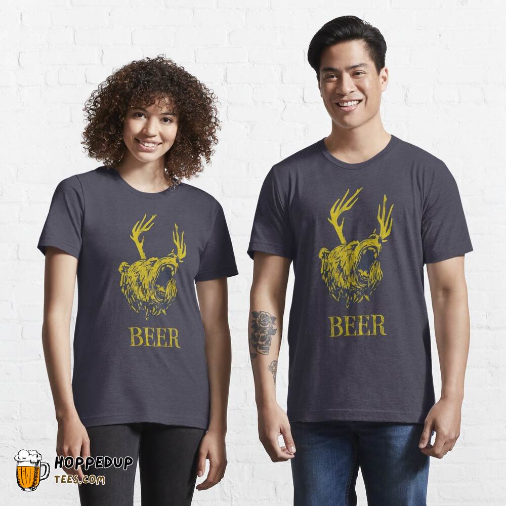 Bear Plus Deer Equals Beer T-Shirt HU