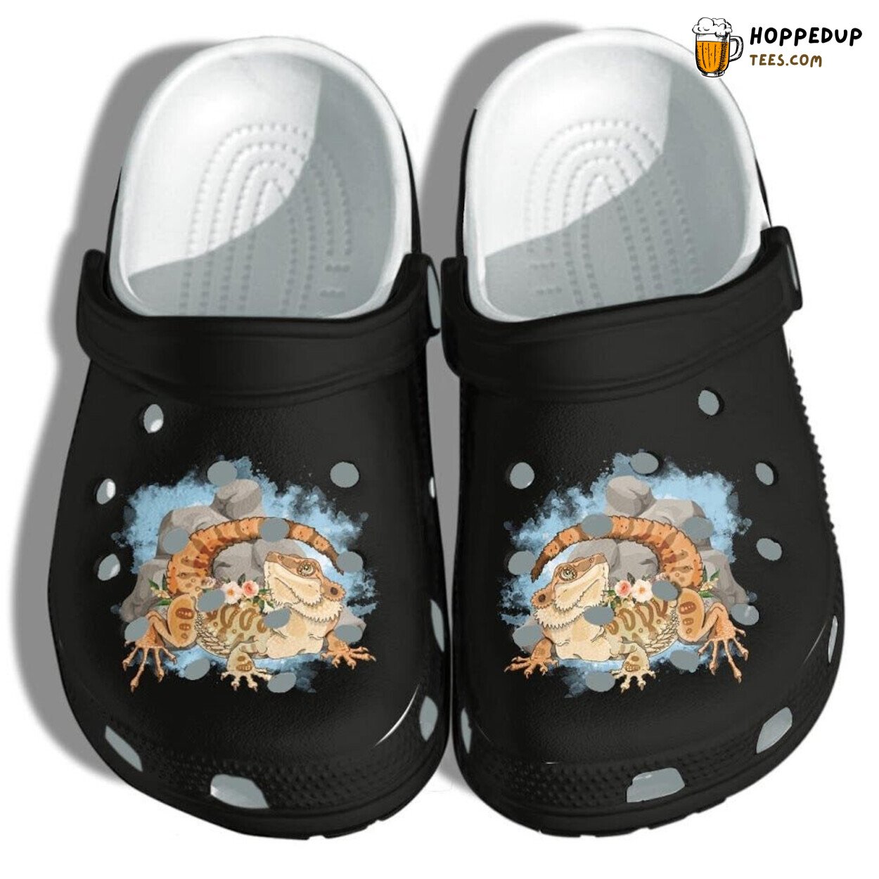 Bearded Dragons Pets Lovers Themed Comfortable Shoes Clogs Design