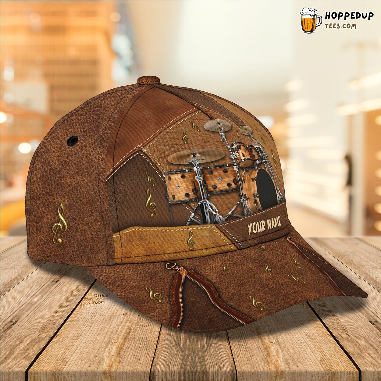 Beat of Drum 3D Classic Cap Personalized Unique Name Design Edition